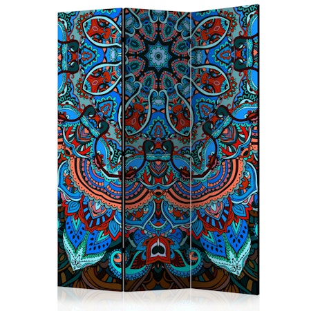Rumsavdelare 3-delad (135x172cm) - Blue Fantasy