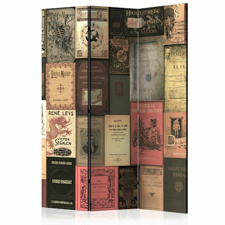 Rumsavdelare 3-delad (135x172cm) - Books of Paradise
