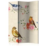 Rumsavdelare 3-delad (135x172cm) - Bird Song