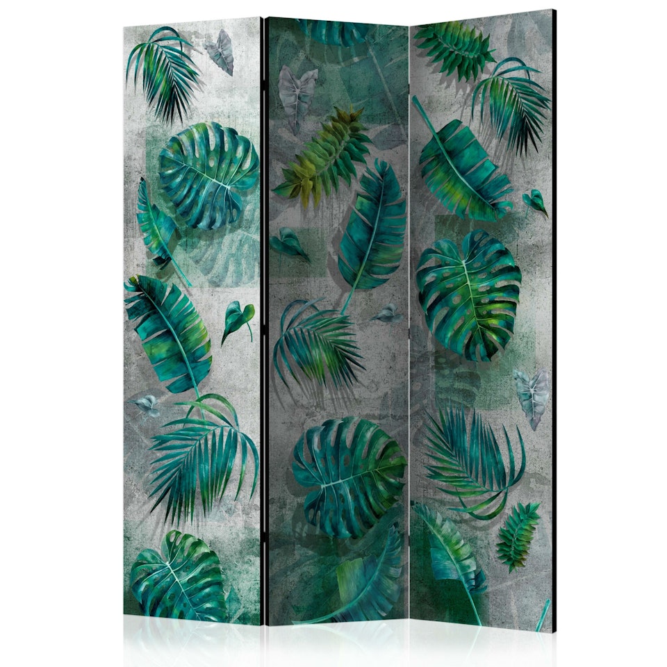 Rumsavdelare 3-delad (135x172cm) - Modernist Jungle