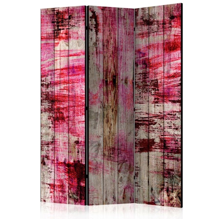 Rumsavdelare 3-delad (135x172cm) - Abstract Wood