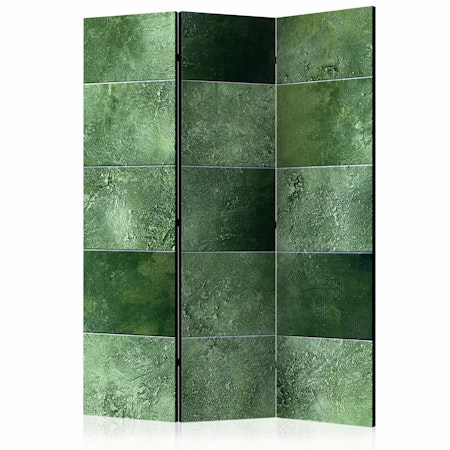 Rumsavdelare 3-delad (135x172cm) - Green Puzzle