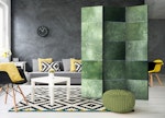 Rumsavdelare 3-delad (135x172cm) - Green Puzzle