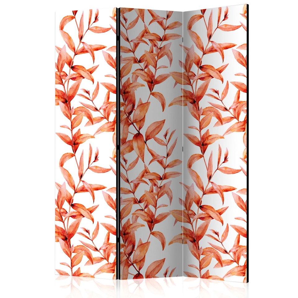 Rumsavdelare 3-delad (135x172cm) - Coral Leaves
