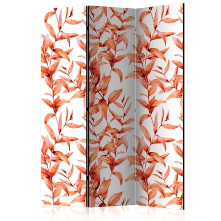 Rumsavdelare 3-delad (135x172cm) - Coral Leaves