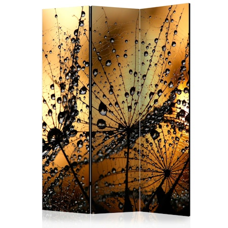 Rumsavdelare 3-delad (135x172cm) - Dandelions in the Rain