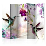 Rumsavdelare 5-delad (225x172) - Hummingbirds and Flowers