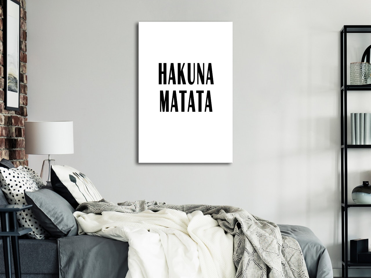 Ljuddämpande Tavla - Hakuna Matata (1 Part) Vertical