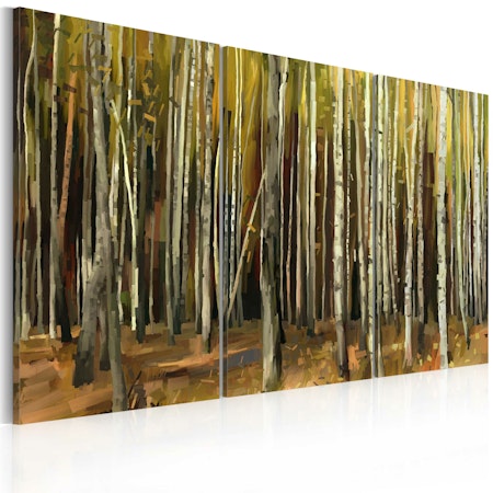 Ljuddämpande Tavla - The mystery of Sherwood Forest - triptych