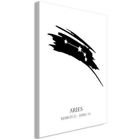 Ljuddämpande Tavla - Zodiac Signs: Aries (1 Part) Vertical