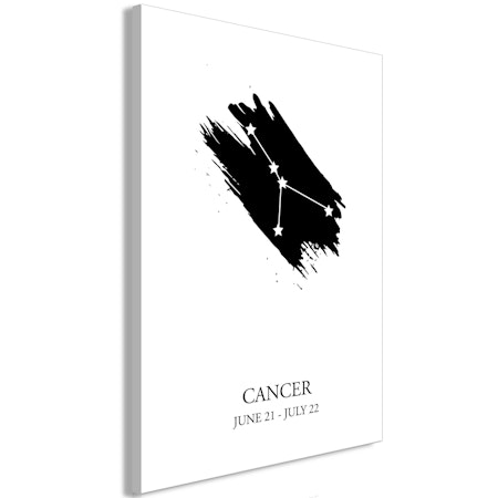 Ljuddämpande Tavla - Zodiac Signs: Cancer (1 Part) Vertical