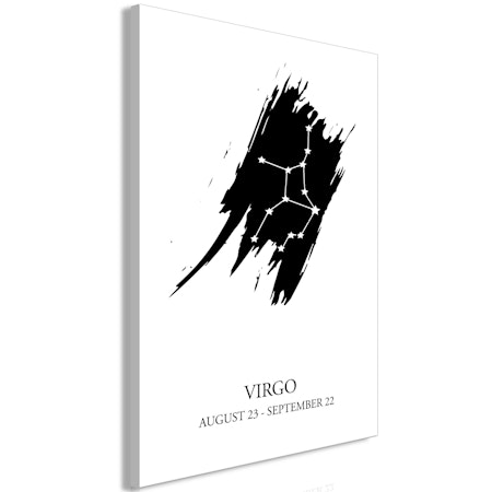 Ljuddämpande Tavla - Zodiac Signs: Virgo (1 Part) Vertical