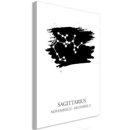 Ljuddämpande Tavla - Zodiac Signs: Sagittarius (1 Part) Vertical