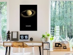 Ljuddämpande Tavla - Saturn (1 Part) Vertical