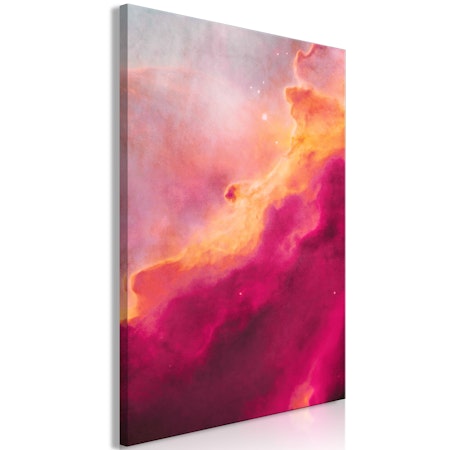 Ljuddämpande Tavla - Pink Nebula (1 Part) Vertical