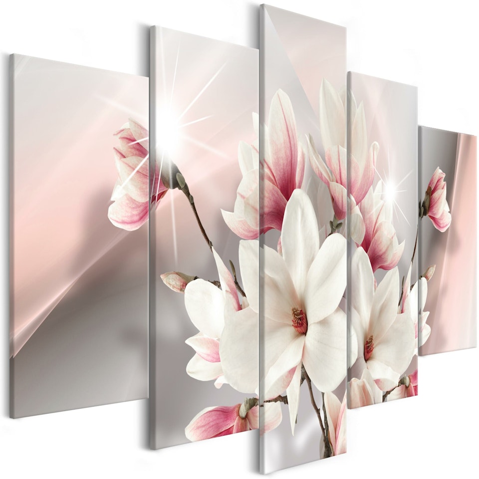 Ljuddämpande Tavla - Magnolia in Bloom (5 Parts) Wide