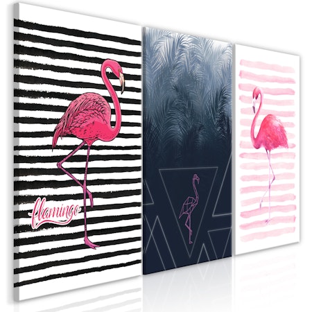 Ljuddämpande Tavla - Flamingos (Collection)