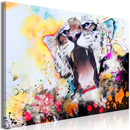 Ljuddämpande Tavla - Tiger's Roar (1 Part) Wide