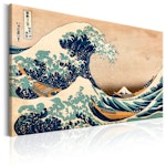 Ljuddämpande Tavla - The Great Wave off Kanagawa (Reproduction)