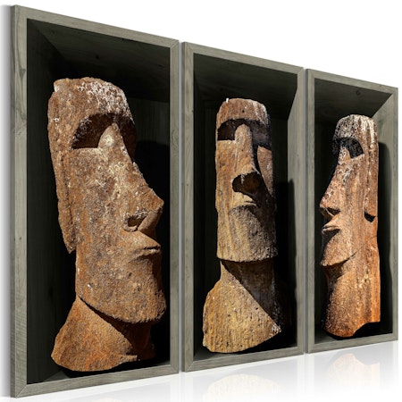 Ljuddämpande Tavla - Moai (Easter Island)