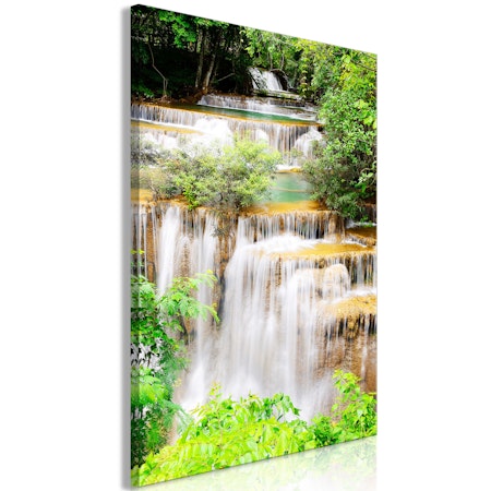 Ljuddämpande Tavla - Paradise Waterfall (1 Part) Vertical