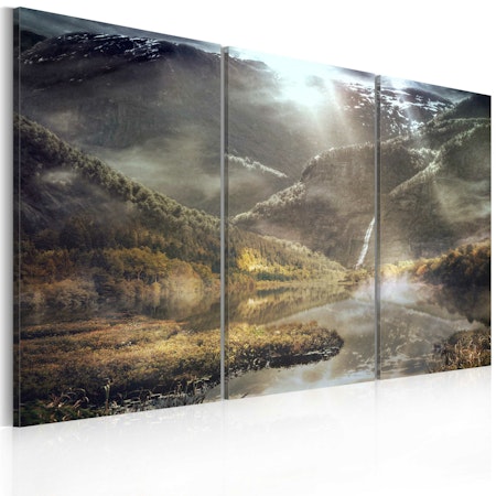Ljuddämpande Tavla - The land of mists - triptych