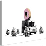 Ljuddämpande Tavla - Donut Police (1 Part) Wide