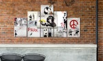 Ljuddämpande Tavla - Street Crimes: Banksy Art