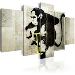 Ljuddämpande Tavla - Monkey TNT Detonator (Banksy)
