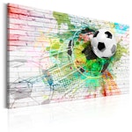 Ljuddämpande Tavla - Colourful Sport (Football)