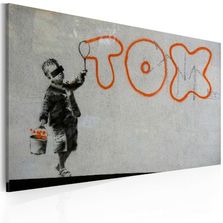 Ljuddämpande Tavla - Wallpaper graffiti (Banksy)
