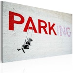 Ljuddämpande Tavla - Parking (Banksy)
