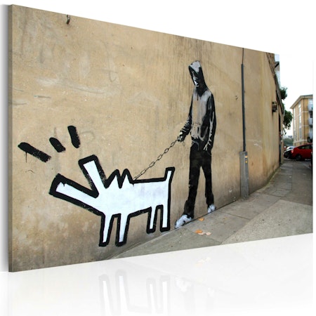 Ljuddämpande Tavla - Barking dog (Banksy)