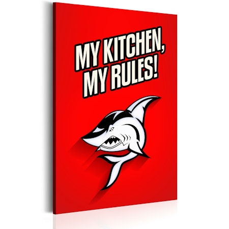 Ljuddämpande Tavla - My kitchen, my rules!