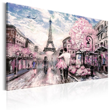 Ljuddämpande Tavla - Pink Paris