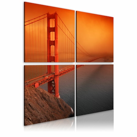 Ljuddämpande Tavla - San Francisco - Golden Gate Bridge