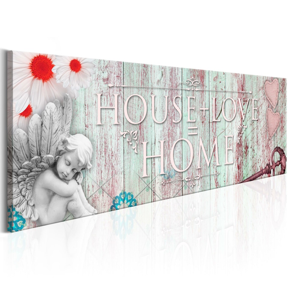 Ljuddämpande Tavla - Home: House + Love