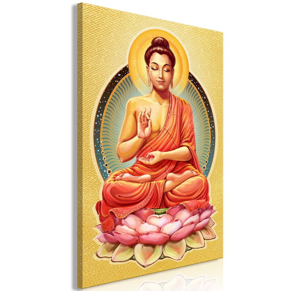 Ljuddämpande Tavla - Peace of Buddha (1 Part) Vertical