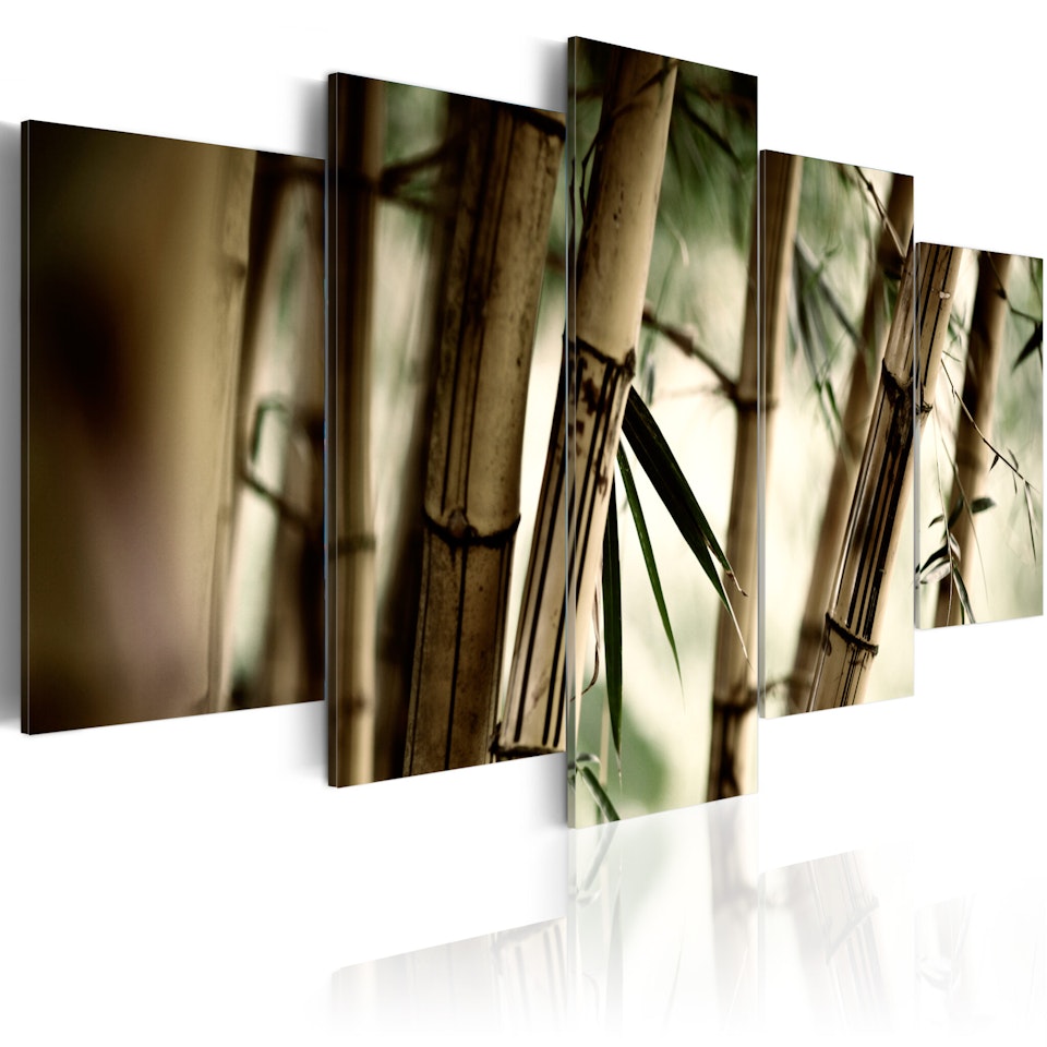 Ljuddämpande Tavla - Asian bamboo forest