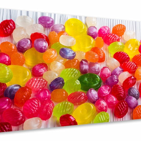 Ljuddämpande tavla - colorful sweets
