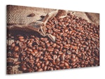 Ljuddämpande tavla - many coffee beans
