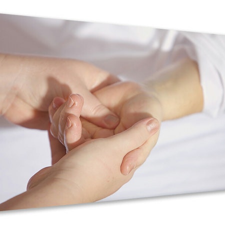 Ljuddämpande tavla - hand massage