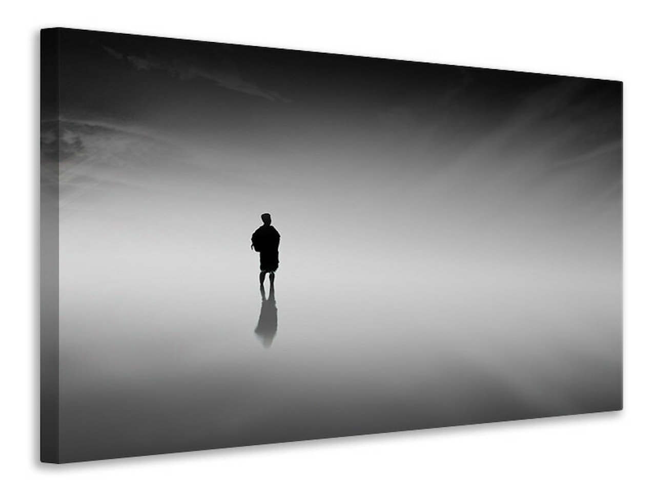 Ljuddämpande tavla - reflection in the fog