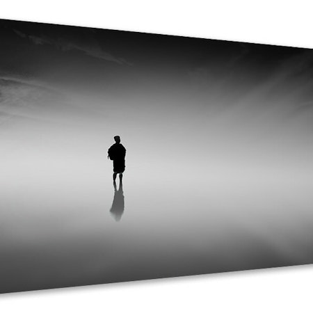 Ljuddämpande tavla - reflection in the fog
