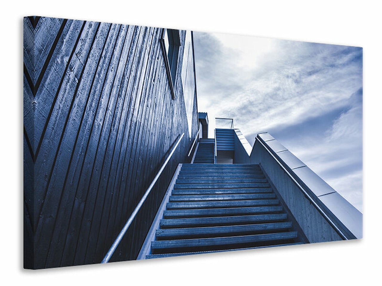 Ljuddämpande tavla - steep stairs