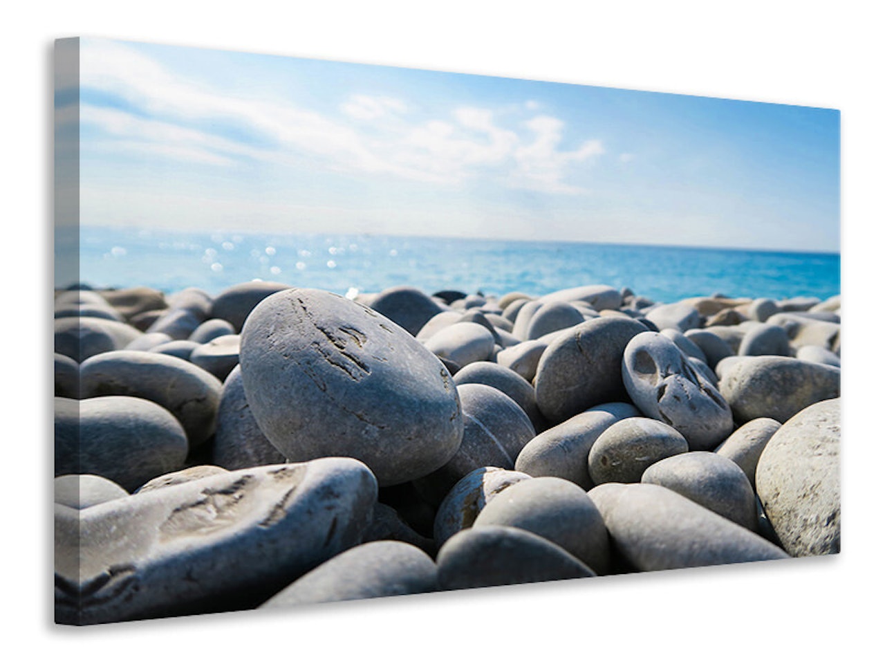 Ljuddämpande tavla - beach stones