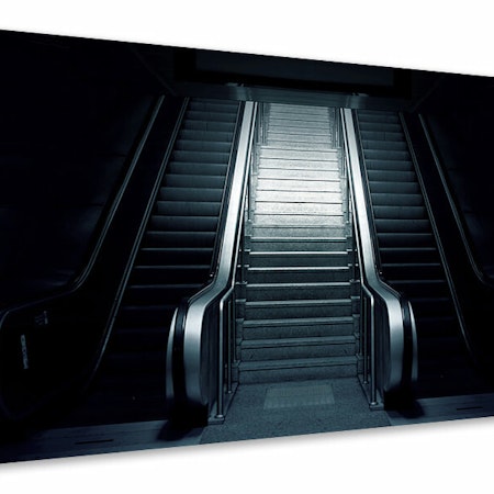Ljuddämpande tavla - escalator in the dark
