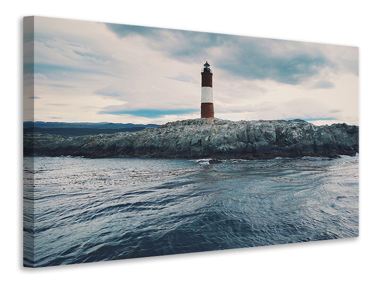 Ljuddämpande tavla - the lighthouse by the sea