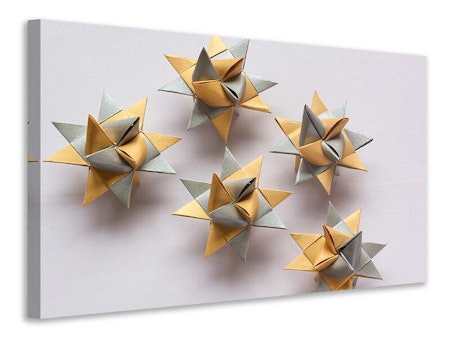 Ljuddämpande tavla - origami stars