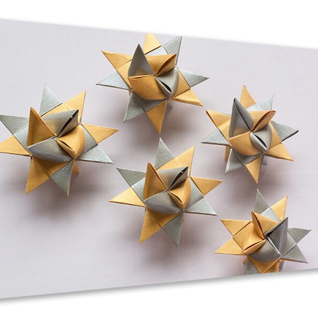 Ljuddämpande tavla - origami stars